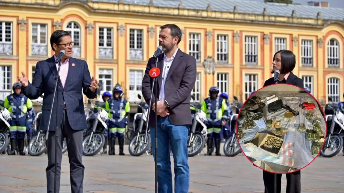 Galán descartó que los explosivos hallados en Usme fueran para un atentado en la capital En una reciente rueda de prensa, el alcalde de Bogotá, Carlos Fernando Galán, desmintió las versiones que vinculaban el depósito de explosivos hallado el pasado 25 de febrero en Usme con un plan de atentado directo contra la capital.