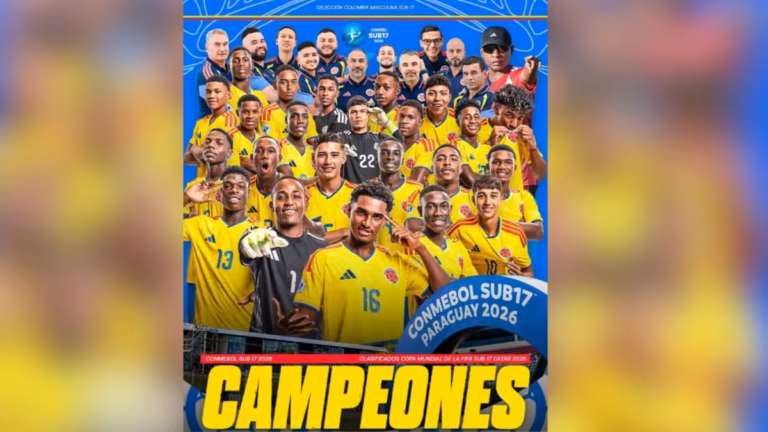 ¡Campeones con baile! Colombia Sub-17 acabó 33 años de sequía