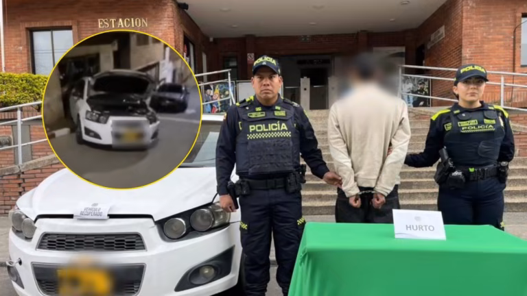 Persecución policial en Rafael Uribe terminó con la captura de una persona